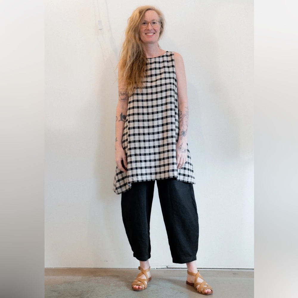 Moss Grey Uma trouser black